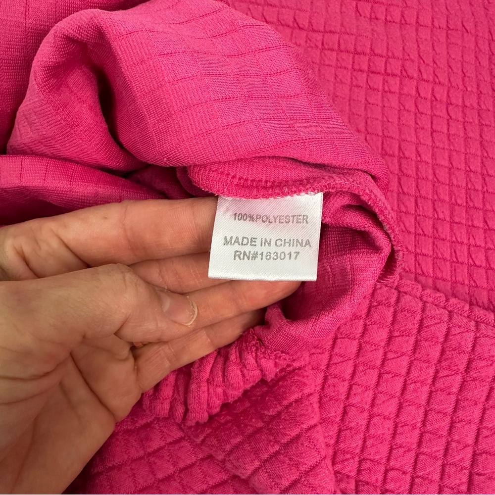 Princess Polly Arabella Jogger Pink Sweatpants Size 8 Bubble Waffle Square - Picture 4 of 11